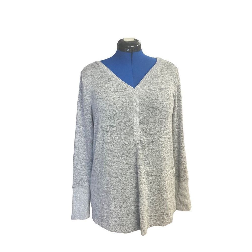 Bump In The Night Women’s‎ Heather Maternity Pajama Top Gray Size Medium